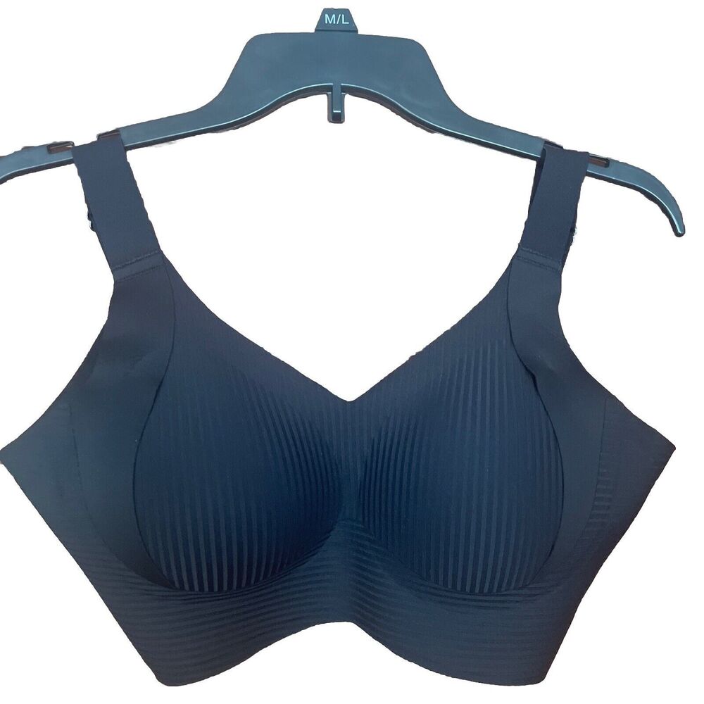 Xcutting Wirefree Bralette Comfort Black Plus Size Bra L 165/90